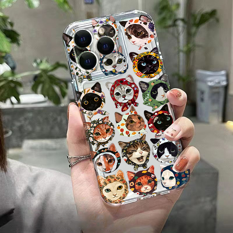 غطاء هاتف شفاف بتصميم قطة لطيف - مراجعة Samsung Galaxy A55 وسعره