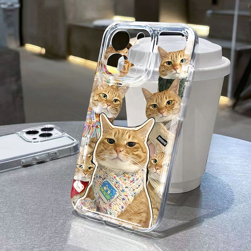 غطاء هاتف شفاف بتصميم قطة لطيف - مراجعة Samsung Galaxy A55 وسعره